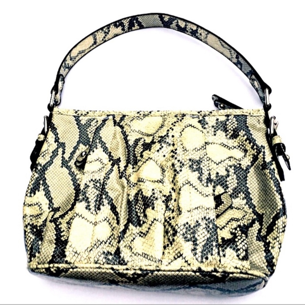Nine & Co Shoulder Bag Faux Snakeskin
